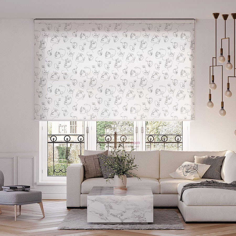 Rèm Cuốn Hoa Văn Đẹp Hiện Đại – Chống Nắng, Giá Tốt
