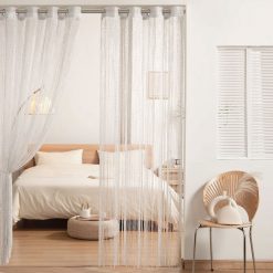 Rèm sợi trang trí phòng ngủ, phòng khách