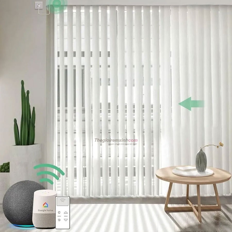 Mẫu rèm cửa tự động cao cấp, hiện đại