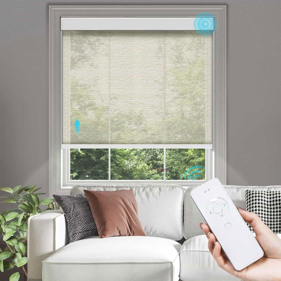 Rèm cửa tự động chống nắng 100%