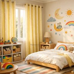 Rèm vải phòng ngủ trẻ em chống nắng cao cấp