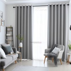Rèm vải phòng khách giá rẻ Hà Nội