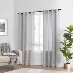 Lắp rèm vải voan giá rẻ giao nhanh 24h
