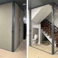 Vách ngăn lạnh cầu thang cho căn hộ, nhà phố