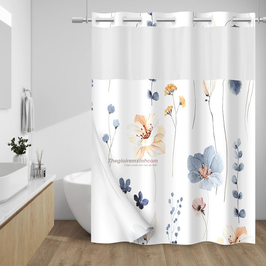 Mẫu rèm nhà tắm Hàn Quốc cao cấp, đẹp