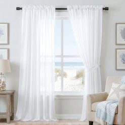 Rèm vải phòng khách chống nắng, giá rẻ