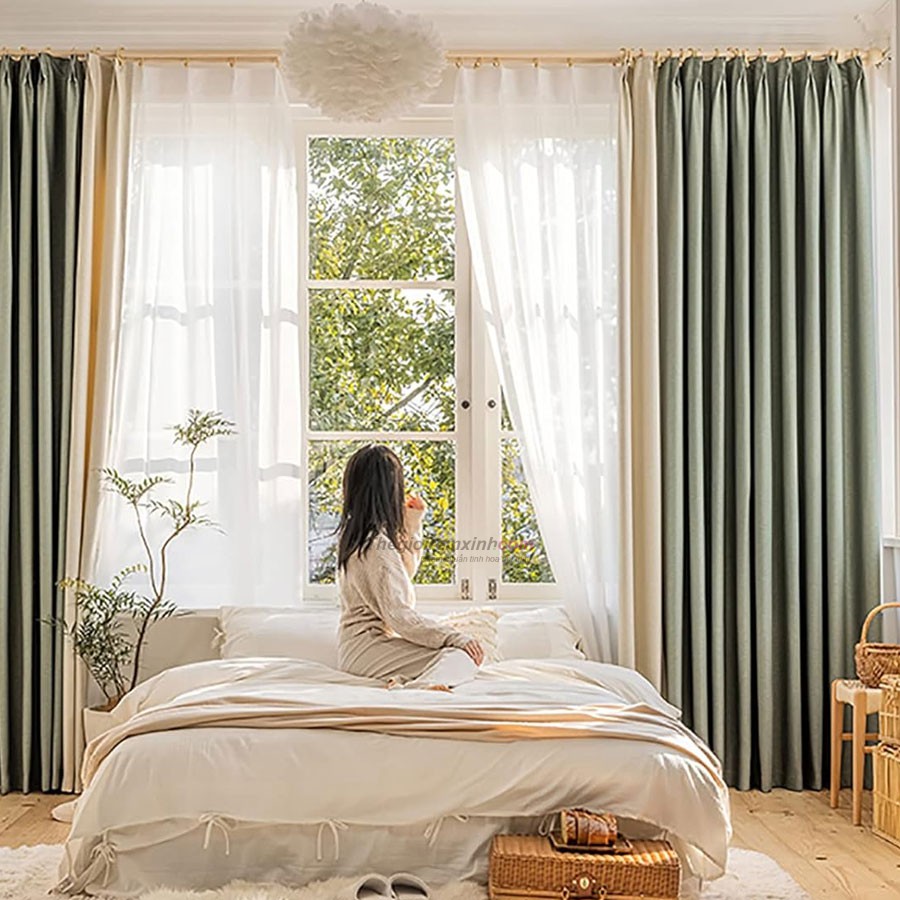 Rèm phòng ngủ cản sáng tốt, cho giấc ngủ sâu